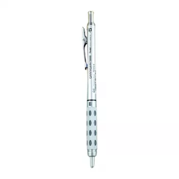 Pentel mechaninis pieštukas 0,5 mm, metalinis sidabras