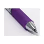 Pentel BL77-VO EnerGel Gel rašiklis - 0,7 mm - violetinis rašalas - sidabrinis korpusas - vidutinė linija - 12 vnt. pakuotė
