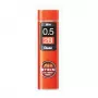 Pentel C275-2BO Super Hi-Polymer Lead Refill 0,5 mm 2B Orange 40 Leads Box