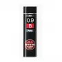 Pentel C279-BO Super Hi-Polymer švino užpildai 0,9 mm B juodi, 36 vnt. dėžutėje