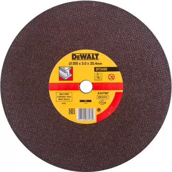DEWALT EXTREME Metal Cutting Disc 355x3.0x25.4mm for DW871