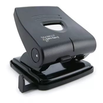 Rapesco 827-P PF827PB2 2 skylių perforatorius, 30 lapų, juodas