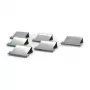 Rapesco RC4050SS 4 skylučių perforatorius, nerūdijantis plienas, 40 lapų, 50 vienetų, 125 mm, 80 mm