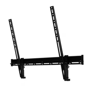 B-TECH BTV521 fiksuotas sieninis laikiklis 32-65 colių ekranams, juodas, 70 kg talpa, VESA 75x75–600x400