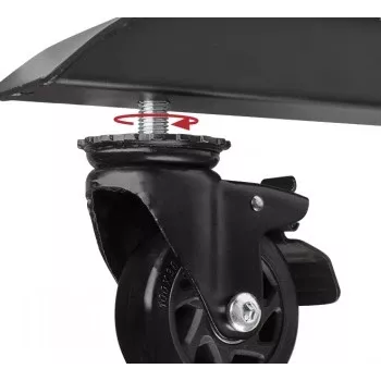 B-TECH System X - 4i Braked Castors for BT8380-BASE - 2vnt Juodi