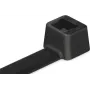 HellermannTyton UB200C-B-PA66-BK Kabelinis raištis 200x4,6 mm juodas (100 vnt.)