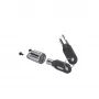Ergonomic Solutions SpacePole Kensington T-Bar Lock for MultiClip – sidabrinis/juodas
