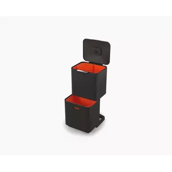 Joseph Joseph Totem Max 60L juodos spalvos atliekų ir perdirbimo konteineris