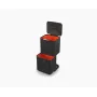 Joseph Joseph Totem Max 60L juodos spalvos atliekų ir perdirbimo konteineris