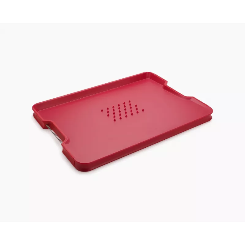 Joseph Joseph Cut&Carve Plus dvipusė XL pjovimo lenta, raudona
