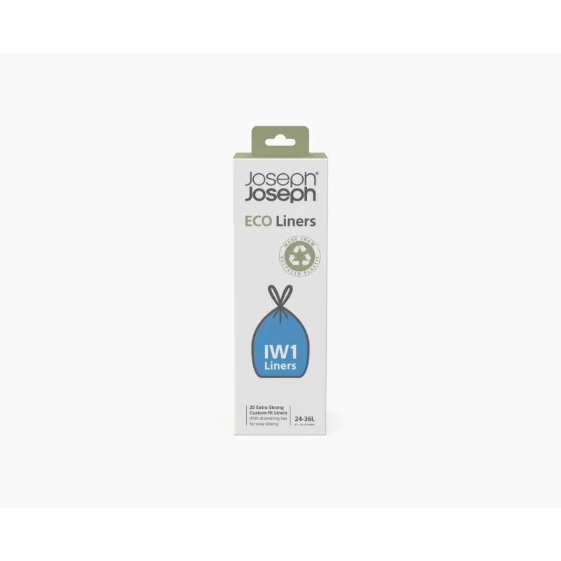 Joseph Joseph IW1 24-36L pilki perdirbti šiukšlių maišai (20 vnt.)