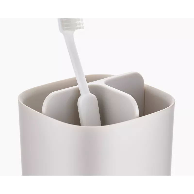 Joseph Joseph EasyStore Matt Ecru dantų šepetėlių laikiklis
