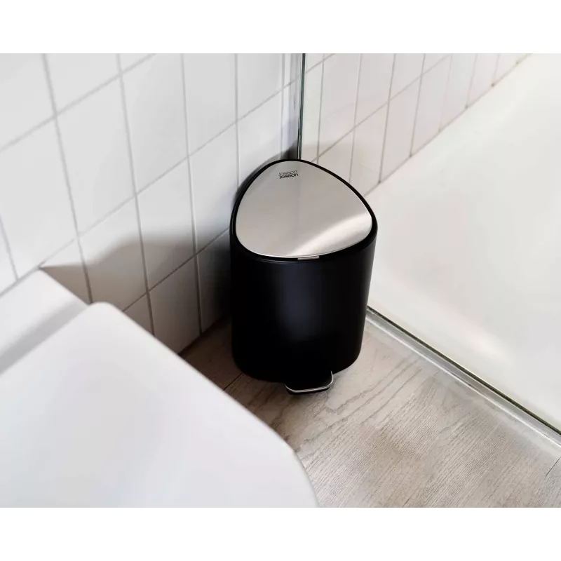 Joseph Joseph EasyStore 5L Matt Black Pedal Bin