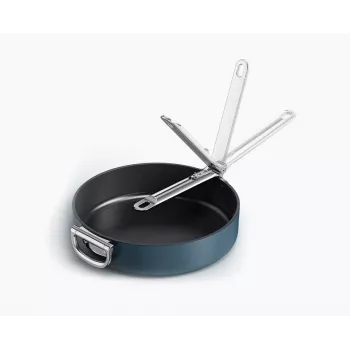 Joseph Joseph Space Fold Handle Ceramic Non-Stick 28 cm Blue Keptuvė