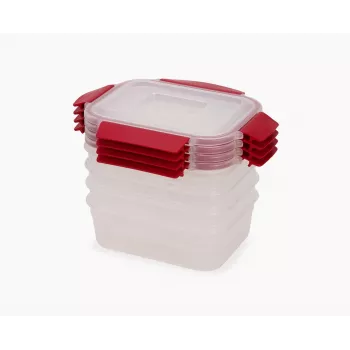Joseph Joseph Nest Lock 4-Piece Red 1.1L Food Container Set