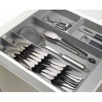 Joseph Joseph DrawerStore Grey Cutlery, Utensil & Gadget Organizer