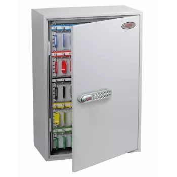Phoenix Safe KC0605E raktų spinta – pilka – 300 kabliukų – elektroninis užraktas – 380 x 205 x 550 mm