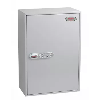 Phoenix Safe KC0605E raktų spinta – pilka – 300 kabliukų – elektroninis užraktas – 380 x 205 x 550 mm