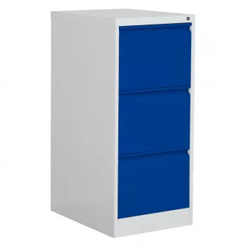 Phoenix Safe Hanging File Cabinet 3 Drawers Blue FC1003GBK
