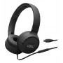 JBL Tune 520C belaidės ausinės ant ausų, juodos
