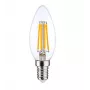 LEDURO LED kaitrinė lemputė E14 6W 3000K Žvakė C35