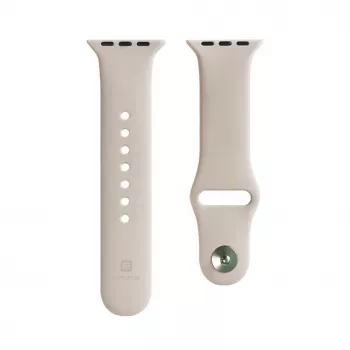 Evelatus Apple Watch 42/44/45mm Silicone Solo Loop Watch Strap (140mm M/L) Pink Sand