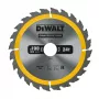 DEWALT Diskinis pjūklo diskas 190x30mm 24T +16° Super Thin Kerf TCT