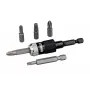 DEWALT DT71514 Impact Torsion Screwdriver Bit Set, 6 Pieces, 25mm, PZ2/PH2/T20/T25