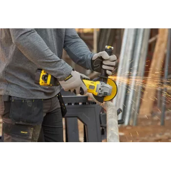 STANLEY SFMCG710B-XJ Veleninis kampinis šlifuoklis 125mm 18V be akumuliatoriaus