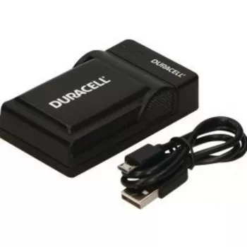Duracell DRP5958 USB vidinis akumuliatorių kroviklis, skirtas Panasonic DMW-BNB9E – juodas – 5V