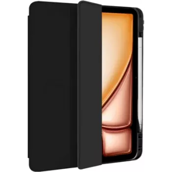 Eiger Folio Case, skirta Apple iPad 10.2 colio (7/8/9 karta) - Juoda, sustiprintas magnetinis stovas, laikiklis rašikliui