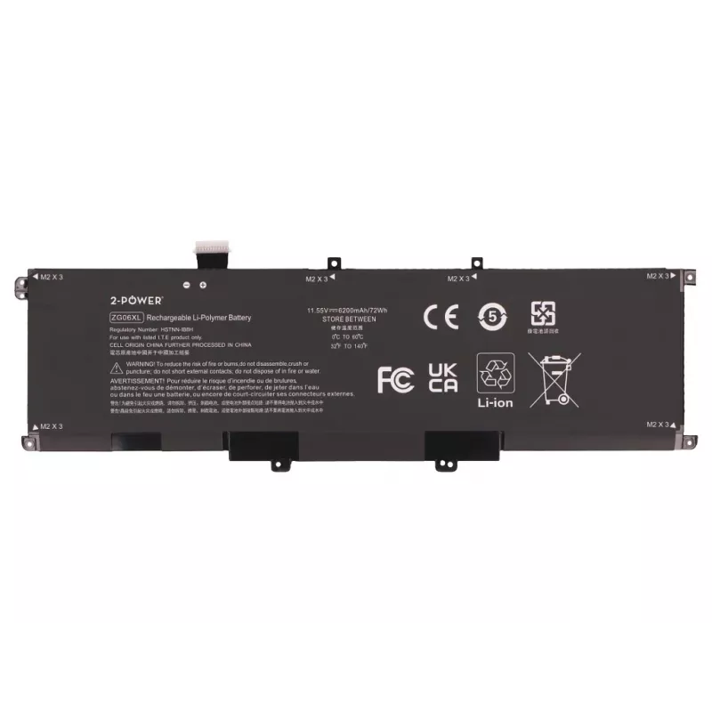 2-Power pagrindinis akumuliatorių blokas - 6 200 mAh