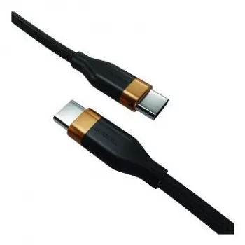 2-Power 2m USB-C į USB-C laidas 60W PD greitasis įkrovimas ir duomenų sinchronizavimas - juoda | Kur.lt