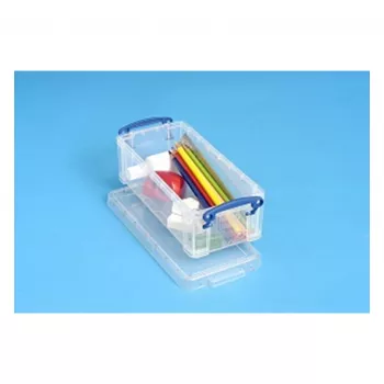 Really Useful Boxes 0.9C dėžutė daiktams – skaidri – 0,9 l – stačiakampė – polipropilenas