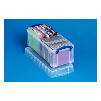 Really Useful Box 6.5 Litre CD/DVD laikymo dėžė – talpina 36 CD arba 20 DVD – skaidri