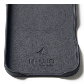 Mujjo Leather Case MagSafe, skirta iPhone Air, Basalt