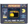 FIZZ CREATIONS Retro Arcade Pac-Man belaidė žaidimų konsolė su valdymo pultu, veikianti iš karto