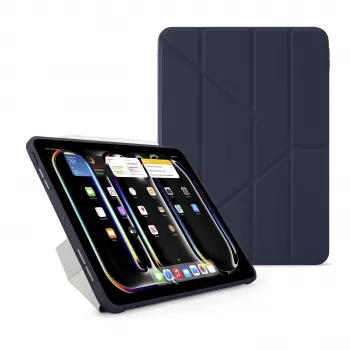 Pipetto Origami No1 Original Case for iPad Pro 13 (M4), tamsiai mėlyna