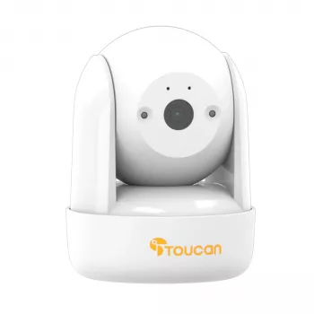 Toucan SEEK Indoor Pan & Tilt Camera – kištukinis maitinimas, be baterijos, balta