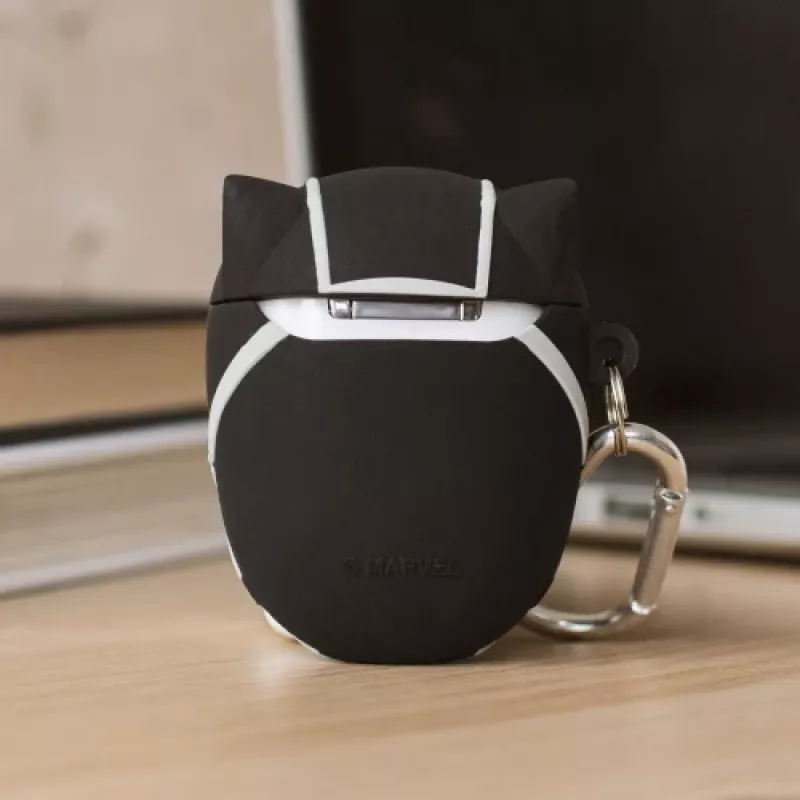 Thumbs Up 1002696 Silikoninis dėklas, skirtas Apple AirPods Pro (1 ir 2 kartos) – juoda/balta