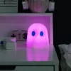 FIZZ CREATIONS Pac-Man Ghost LED Mood Light - Color Changing, Sound Reactive, USB/Battery Powered