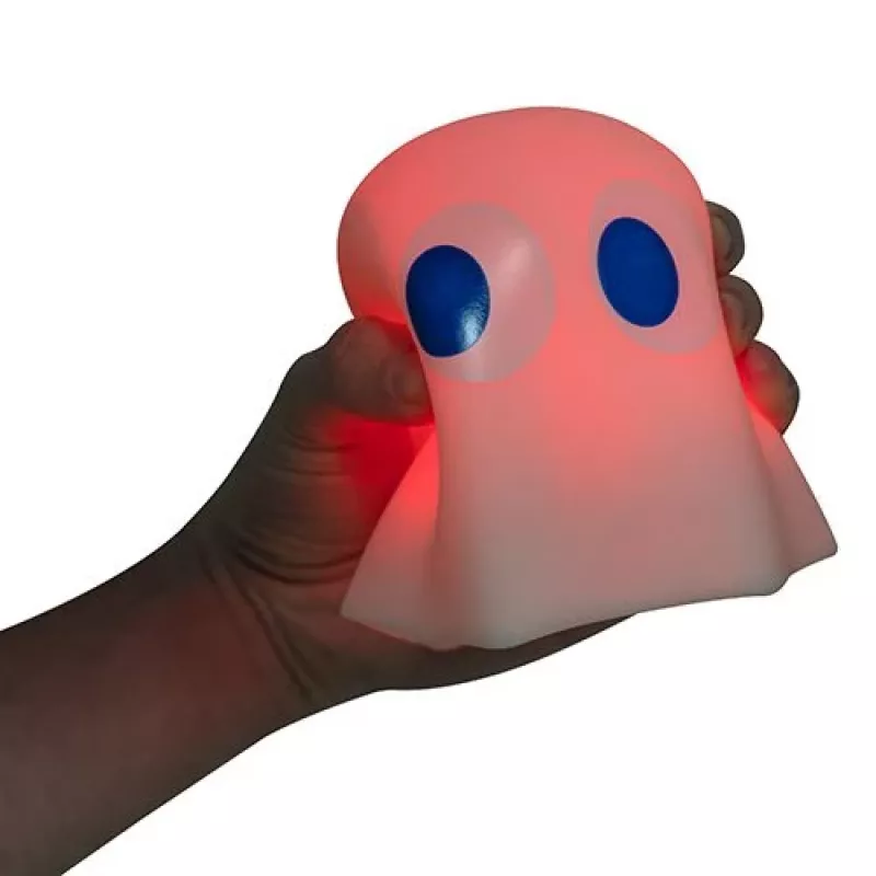 FIZZ CREATIONS Pac-Man Ghost LED Mood Light - Color Changing, Sound Reactive, USB/Battery Powered