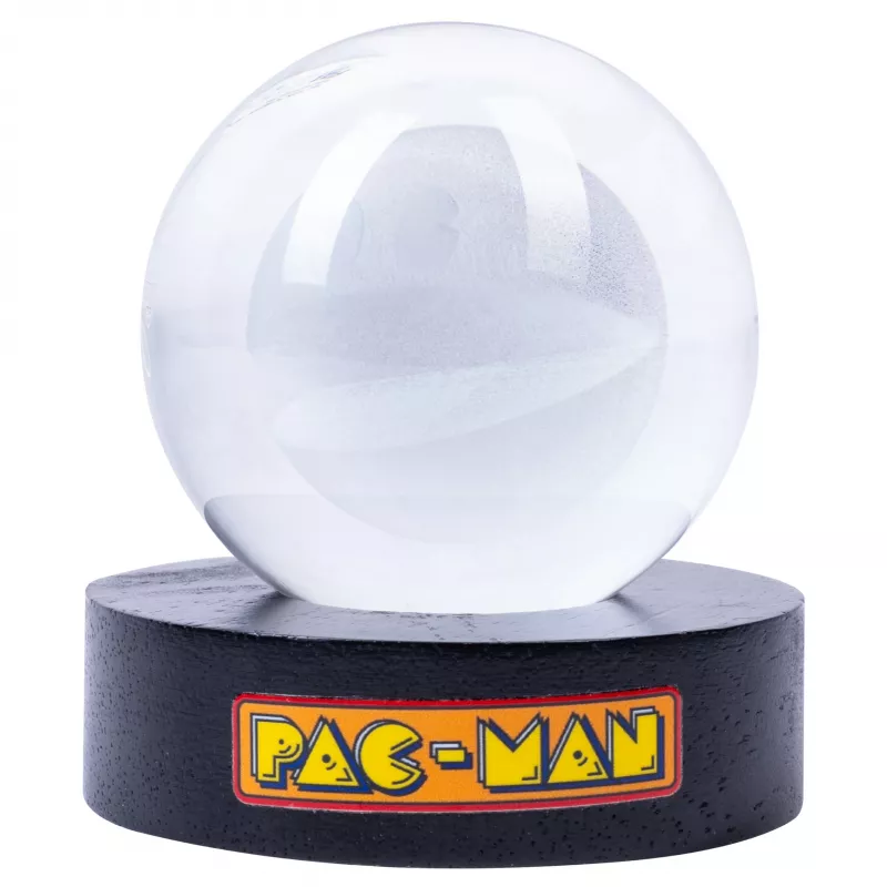 FIZZ CREATIONS Pac-Man Crystal Ball LED Light USB Retro Decor 8cm