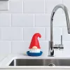 OTOTO Beardy Dish Brush – originalus virtuvės šepečio šveitiklis su integruota pakabinimo skyle