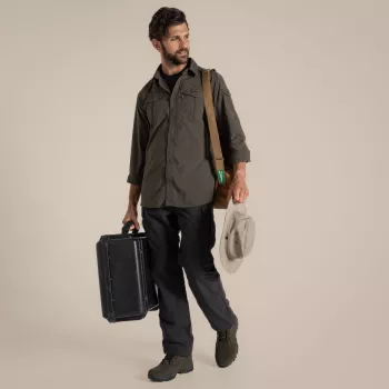 Craghoppers NosiLife Adventure LS Shirt III - Woodland Green, dydis M