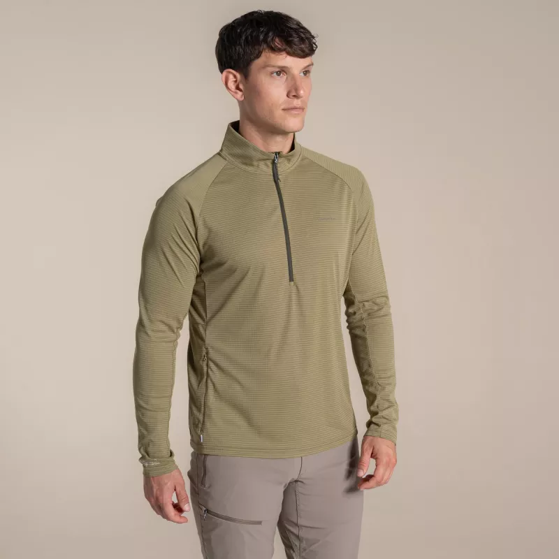 Craghoppers NosiLife SolarShield+ Half Zip Top - Cardamon, Size M