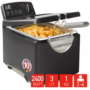 FRITEL Fryer Turbo SF 3 Litrai Nerūdijantis Plienas