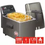 Fritel Turbo SF fritiūrė 4 litrai, nerūdijantis plienas