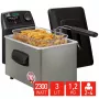 Fritel FryTastic gruzdintuvė 3L 2,3kW antracitinė/sidabrinė