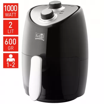 FRITEL Starter My SnackTastic 4202 Airfryer 1kW sidabrinė/juoda